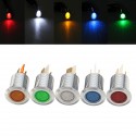 12V 19mm Metal LED Dashboard Panel Warning Indicator Light Lamp