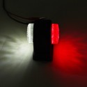 12V 24V 12 LEDs Mini Side Marker Light Lamp Rubber Trailer Truck Caravan Van