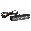 12V-24V 6 LED Aluminum Amber Waterproof IP67 Flash Light Side Strobe Warning Lamp For Car Truck Motorcycle