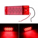 12V 24V LED Trailer Rear Tail Side Marker Lamp Light Car Truck Red/Yellow Universal