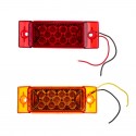 12V 24V LED Trailer Rear Tail Side Marker Lamp Light Car Truck Red/Yellow Universal