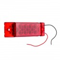 12V 24V LED Trailer Rear Tail Side Marker Lamp Light Car Truck Red/Yellow Universal