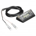 12V 3 LED Number License Rear Plate Light For Motorcycle Quad Bike E-marked