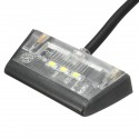 12V 3 LED Number License Rear Plate Light For Motorcycle Quad Bike E-marked