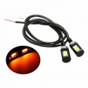 12V 3 LED SMD Motorcycle Car Number License Plate Screw Bolt Light Lamp Bulb