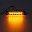 12V 6LED Car Trailer Side Lights Stop Brake Indicator Lamps For Truck Caravan