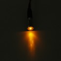 12V 8mm LED Metal Dash Pilot Panel Indicator Warning Light Lamp Car Motorcycle Boat Marine