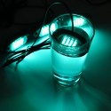 12V 8pcs 16 Color RGB 5050 LED Light Under Body Underglow Atmosphere Music Lamp RF Remote Control