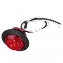 12V LED Round Side Marker Clearance Light Indicator Tail Lamp Car Truck Trailer