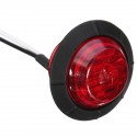 12V LED Round Side Marker Clearance Light Indicator Tail Lamp Car Truck Trailer