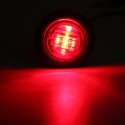 12V LED Round Side Marker Clearance Light Indicator Tail Lamp Car Truck Trailer