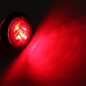 12V LED Round Side Marker Clearance Light Indicator Tail Lamp Car Truck Trailer