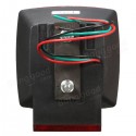 12V LED Square Trailer Tail Lights Truck Brake Stop Lamp Stud Mount Universal