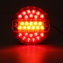 12V Led Tail Light Hamburger Rear Lamp Stop Indicator Brake 4 Function