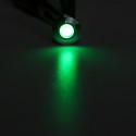 12V Metal 8mm LED Panel Dash Lamp Warning Light Indicator Waterproof