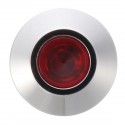 12V Metal 8mm LED Panel Dash Lamp Warning Light Indicator Waterproof