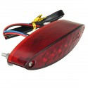 12V Motorcycle 28 LED Rear Brake Tail License Plate Light Red Lamp Universal