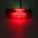 12V Motorcycle 28 LED Rear Brake Tail License Plate Light Red Lamp Universal