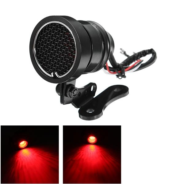 12V Motorcycle Brake Lamp Aluminum Alloy Tail Light For Harley Glide Cafe Racer CB XL