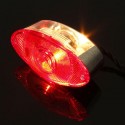 12V Motorcycle Cat Eye Rear Brake Stop Tail Light Red For Harley Chopper