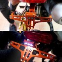 12V Motorcycle Flowinig LED License Plate Lamp Turn Signals Tail Brake Light