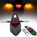 12V Motorcycle LED Brake Rear-Fender Tail Light Stop Turn Signal Lamp Universal