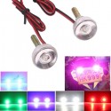 12V Motorcycle LED License Plate Light Brake Strobe Flash Tail Decoration Flashlight