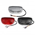 12V Motorcycle LED Tail Light Brake Rear Light Indicator Number Plate Lamp Universal