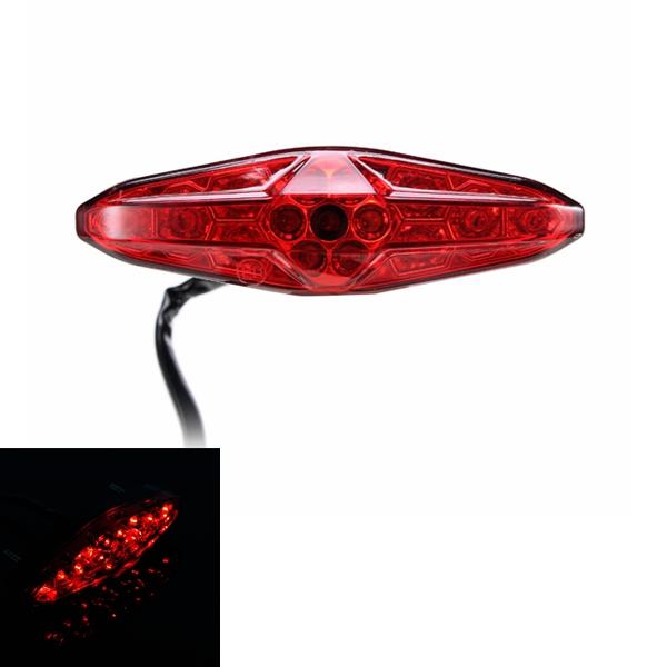 12V Motorcycle Retro Brake Light Plate Tail Lights For Harley Cruise Prince