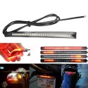 12V Motorcycle Safety 48LED/36LED Strip Light Running Rear Brake Turn Signal Flexible