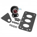 12V Motorcycle Side Mount LED License Plate Tail Light with Bracket Universal