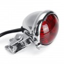 12V Motorcycle Smoke Rear Brake Stop Red Tail Light For Harley Chopper Cafe Racer