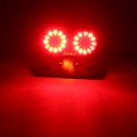 12V Motorcycle Tail Light LED Brake Rear Light Indicator Number Plate Lamp Red