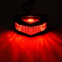 12V Red LED Rear Brake Stop Running Tail Light Motorcycle ATV Dirt Bike Integrated