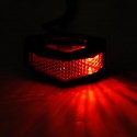 12V Red LED Rear Brake Stop Running Tail Light Motorcycle ATV Dirt Bike Integrated