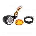 12V Universal Motorcycle Bullet Turn Signal Indicator Brake Runnning Lights 4 Wire