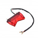 12V Universal Motorcycle Rear Running Stop Brake Tail Light For Scooter ATV