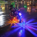 12V Yellow/Red/Blue Color Light+Switch Cool LED Chassis Motorcycle Decoration Lights