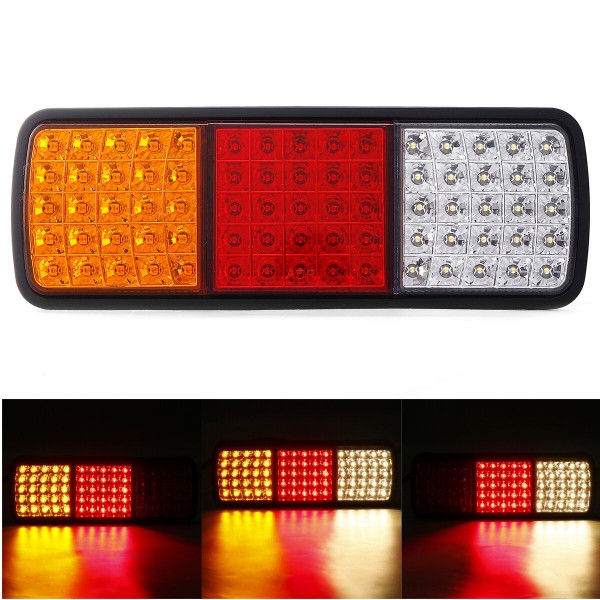 1PC 12V 75 LED Tail Light Brake Stop Reverse Indicator Lamp for Truck Boat Trailer