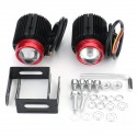 1Pair 20W 9-30V IP65 6500K LED Work Light Spotlight Driving Fog Lamp for Off-road Truck Boat