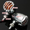 1pair Amber Turn Signal Blinker Light For Harley Chopper Sportster