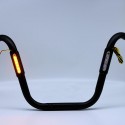 22mm 25mm Motorcycle Amber Signal Light For Harley Glide Touring For 12 16 In. Fat Mini-Ape/Batwing Mini-Ape Handlebar