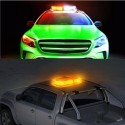 240 LED Amber Warning Strobe Lights Recovery Car Flashing Magnetic Beacon Light