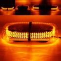 240 LED Amber Warning Strobe Lights Recovery Car Flashing Magnetic Beacon Light