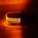 240 LED Amber Warning Strobe Lights Recovery Car Flashing Magnetic Beacon Light