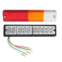 2PCS 10-30V 20 LED Trailer Lights Stop Tail Indicator Reflector Truck Camper Light