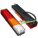 2PCS 10-30V 20 LED Trailer Lights Stop Tail Indicator Reflector Truck Camper Light