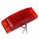 2PCS 21 LED Side Marker Lights Lamp for 12V 24V Truck Trailer Caravan Lorry Van