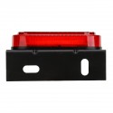 2PCS 24V 20LED Trailer Side Marker Lights Rear Clearence Flash Lamp Truck