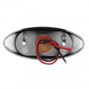 2PCS 24V 6LED Side Marker Lights Indicator Car Trailer Truck Lorry Van Lamp
